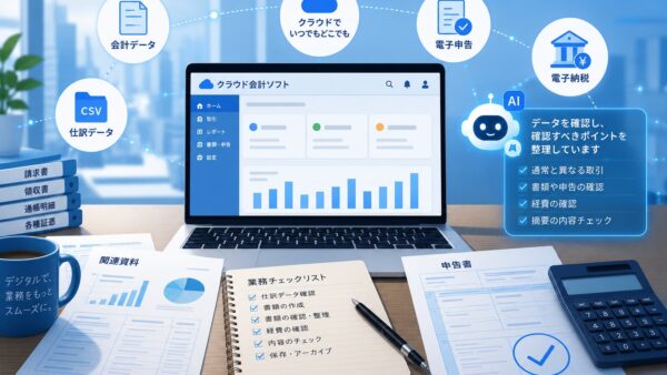 小さな会社の決算業務DX実践記～クラウド会計・電子申告・AIで見えた、バックオフィス改善のリアル～